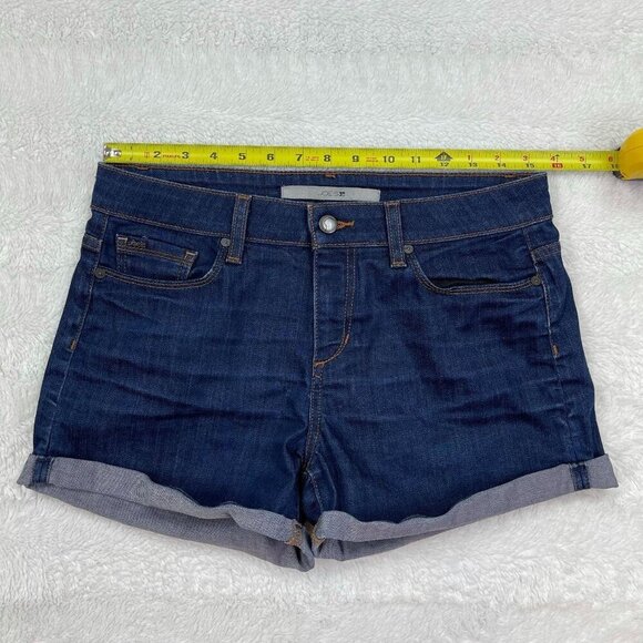 Joe's Jeans Muse Fit Jean Shorts 28 Cuffed Dark Denim - Picture 4 of 6